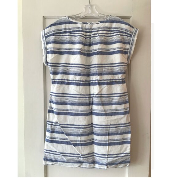 Gap | Multi-Stripe Linen T-Shirt Dress - Picture 6 of 11